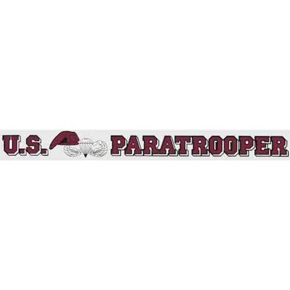 us army paratrooper beret and wing window strip