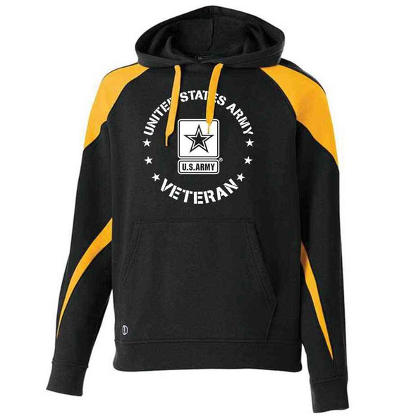 united states army veteran hoodie sweatshirt star logo officially licensed