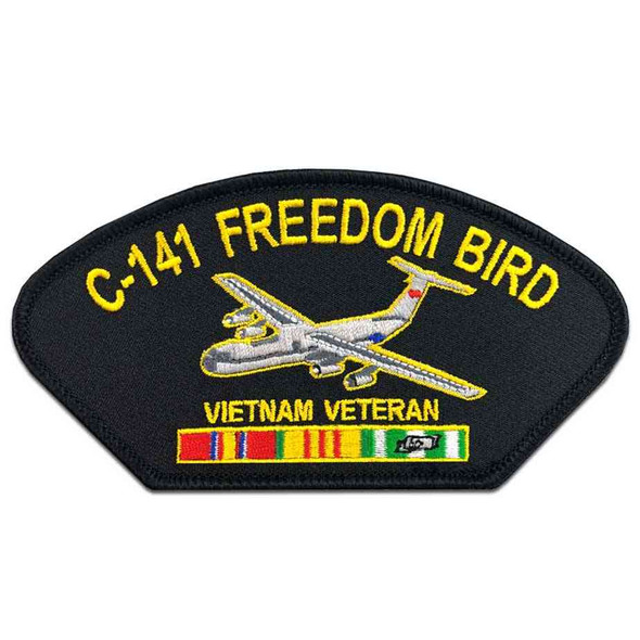 vietnam veteran patch c141 freedom bird