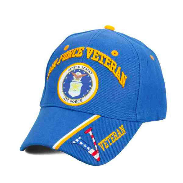 u s air force veteran seal emblem hat