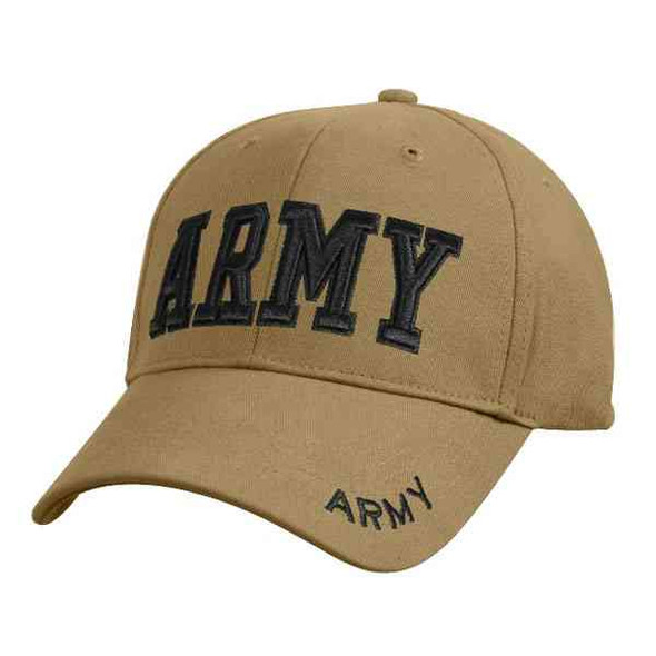 army classic 3d bold hat special edition tan