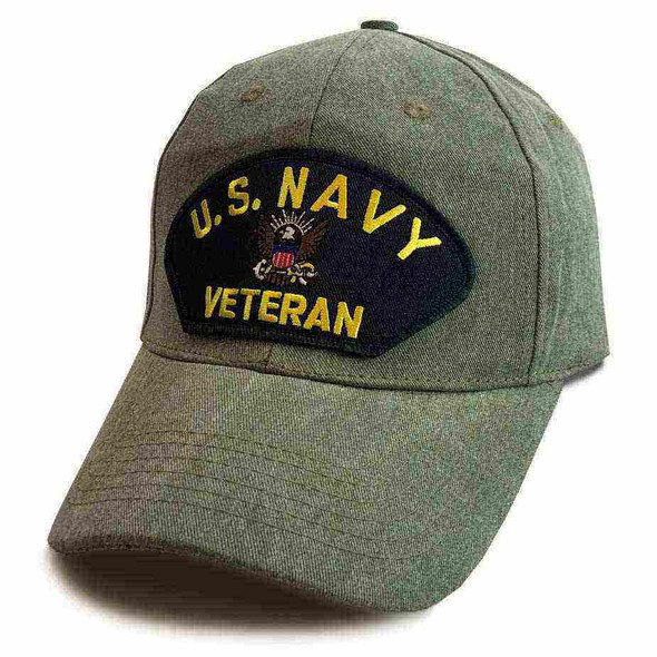 u s navy veteran classic edition vintage o d hat