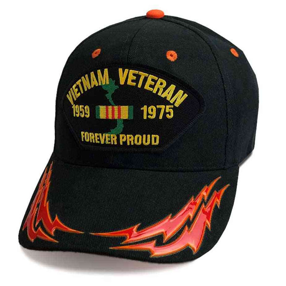 vietnam veteran hat forever proud and lightning