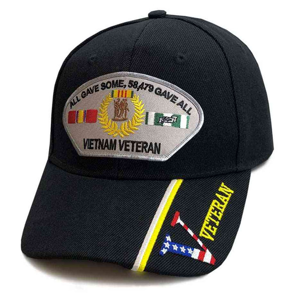 vietnam veteran hat all gave some 58479 gave all and v veteran gray black
