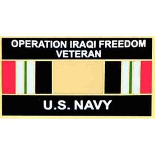 u.s. navy operation iraqi freedom veteran pin ribbon