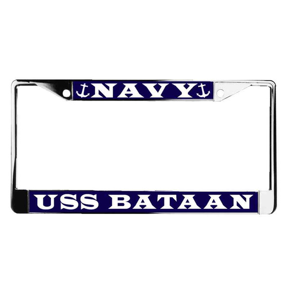 uss bataan license plate frame
