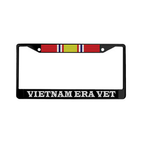vietnam era veteran national defense ribbon powder coated license plate frame