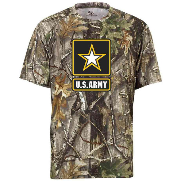 the officially licensed u s army camo performance tshirt