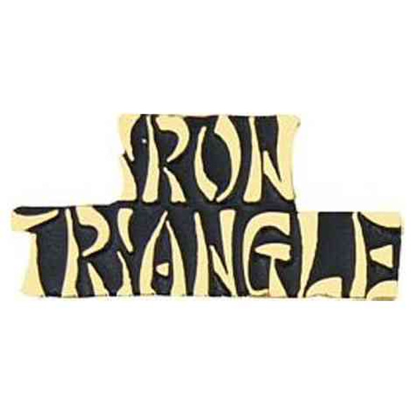 iron triangle hat lapel pin