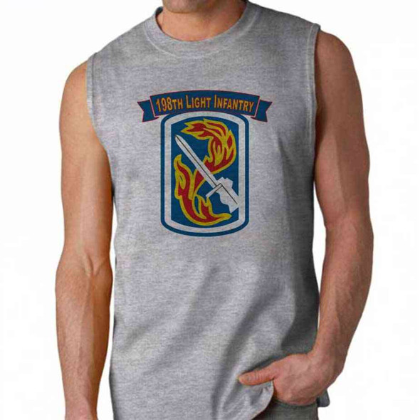 army 198th light infantry brigade sleeveless shirt