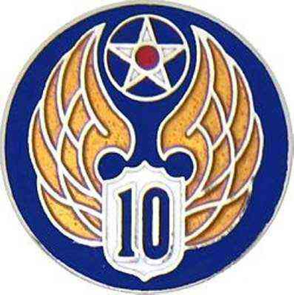 10th air force hat lapel pin