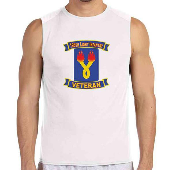 196th light infantry brigade veteran white sleeveless shirt