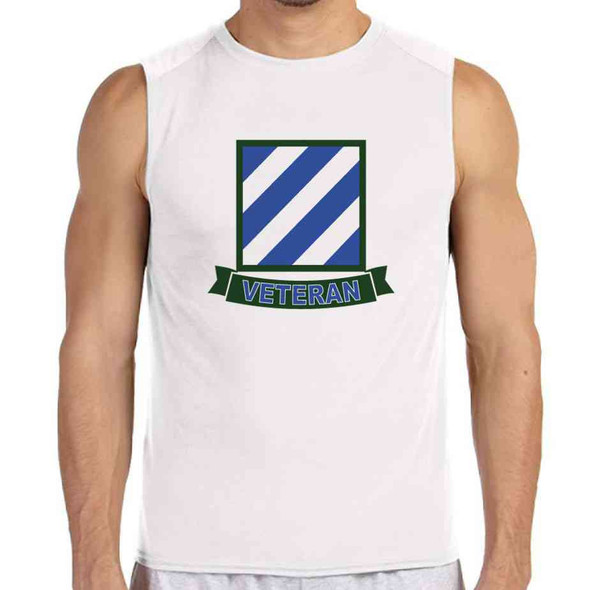 3rd infantry division veteran white sleeveless shirt