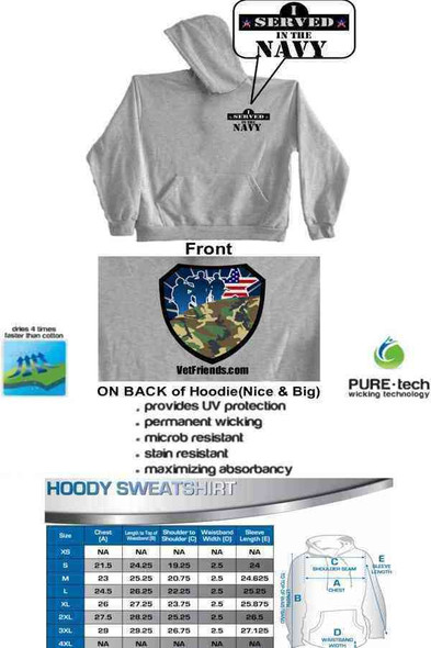 i served in navy vetfriends hoodie sweatshirt