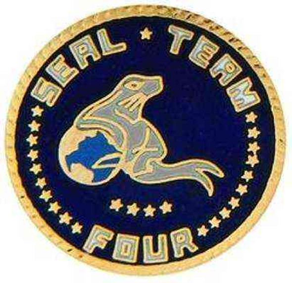 navy seal team 4 hat lapel pin
