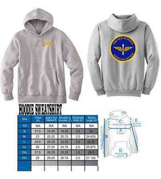 u s army aviation hoodie sweatshirt