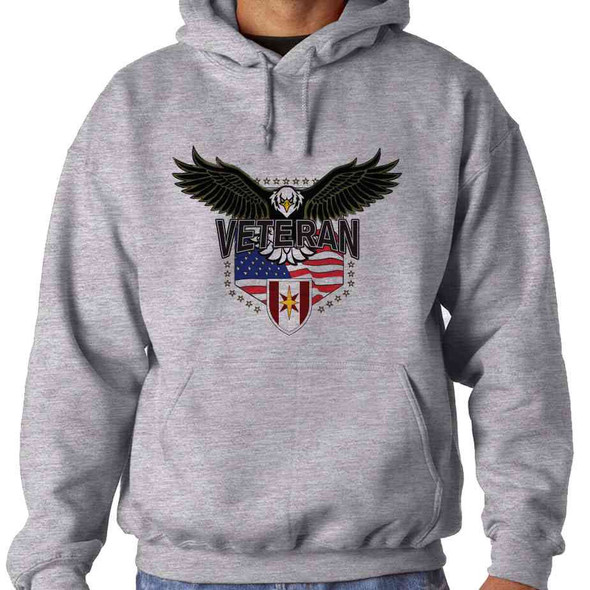 44th medical brigade w eagle hooded sweatshirt