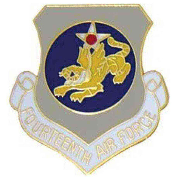 air force 14th air force hat lapel pin