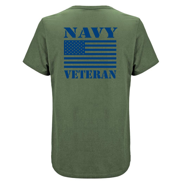 navy veteran tshirt us flag