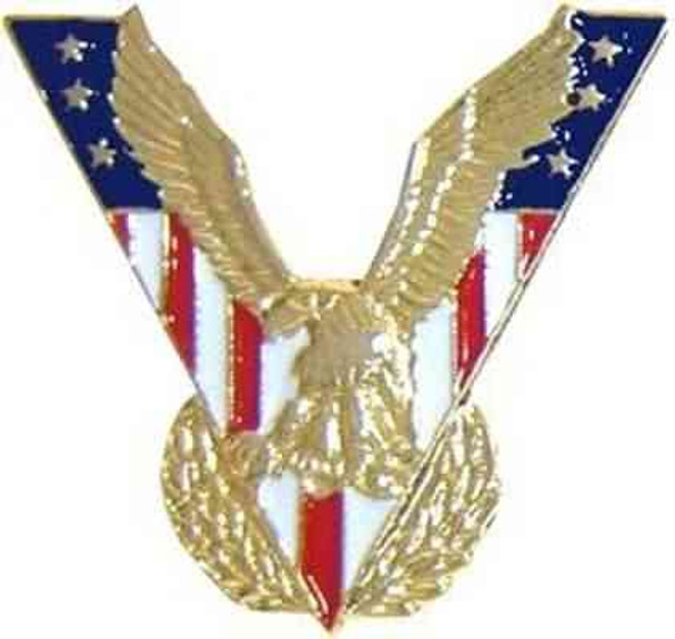 victory eagle hat lapel pin