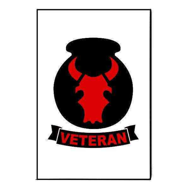 army 34th infantry division veteran magnet