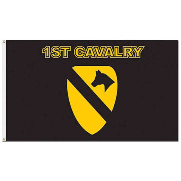 army 1st cavalry division flag
