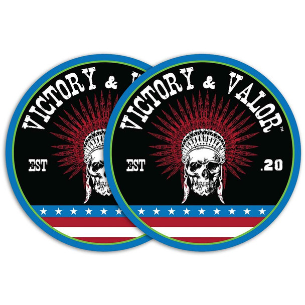 Victory & Valor Circle Decal Quantity of (2)