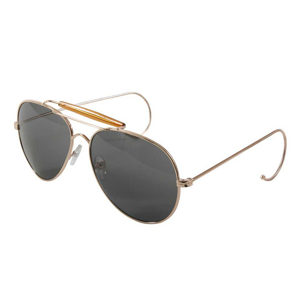 Aviator Air Force Style Gold/Smoke Sunglasses