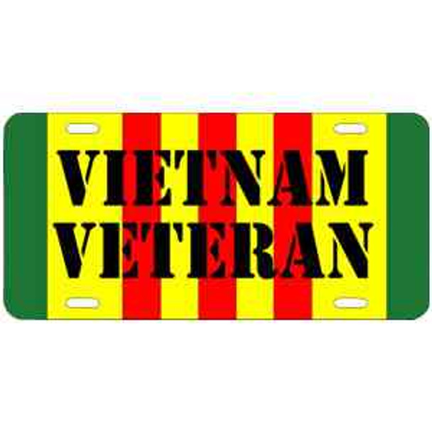 vietnam veteran ribbon license plate