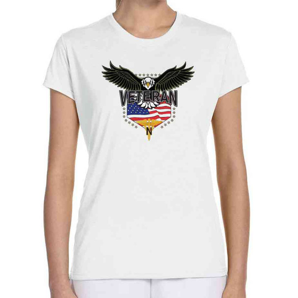 army nurses corps w eagle ladies white tshirt