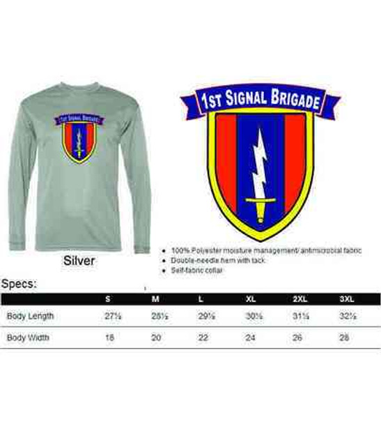 army 1st signal brigade name performance long performance sleeve