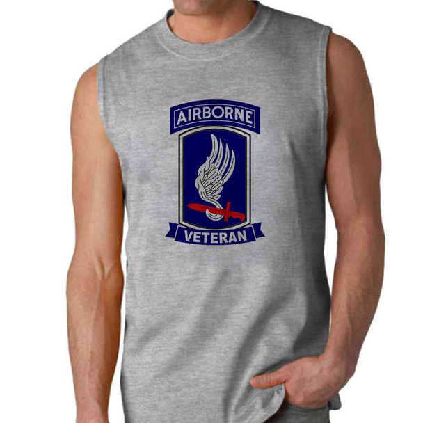 army 173rd airborne division veteran sleeveless shirt