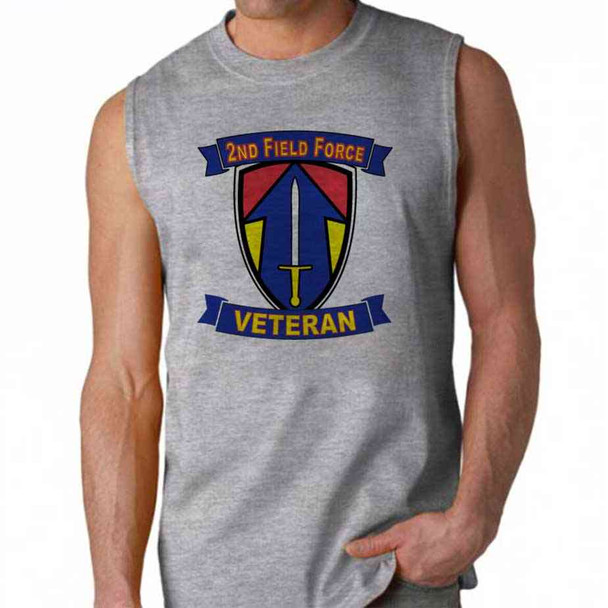 army 2nd field force veteran sleeveless shirt