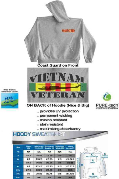 coast guard vietnam vetchopper hoodie sweatshirt