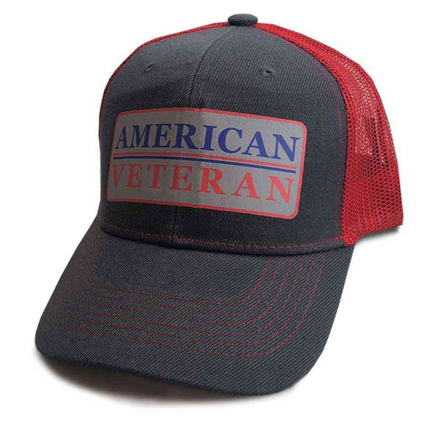 american veteran custom edition vinyl emblem hat