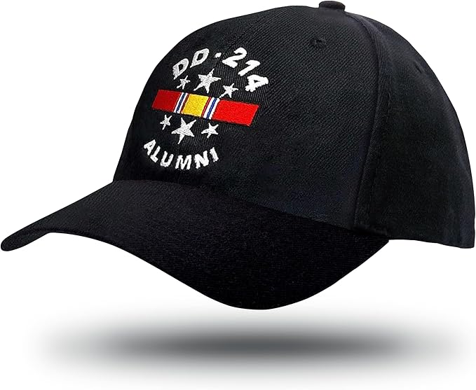 US Veteran DD-214 and National Service Ribbon Hat | VF