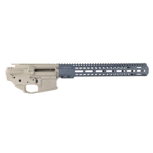 Hodge Defense Systems Mod 2 Receiver Set With 13.65" Handguard- Clear Ano Cerakote
