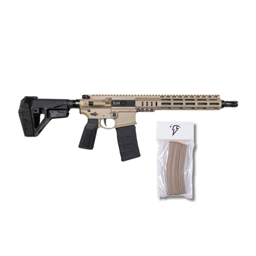 SOLGW MK1 CAR Pistol 11.5" Cerakote Raid Blend Chrome Lined