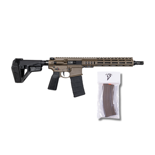 SOLGW MK1 CAR Pistol 11.5" Cerakote Chocolate Chrome Lined