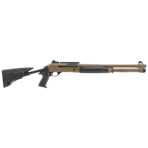 Benelli M4 EXT Semi Automatic Shotgun - 18.5" 12 Gauge FDE