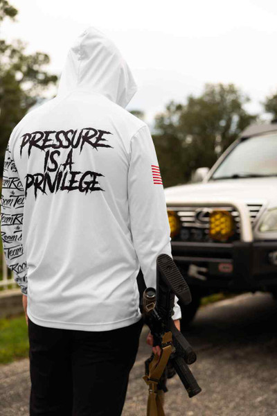 TR Pressure Is A Privilege Sun Shirt - White