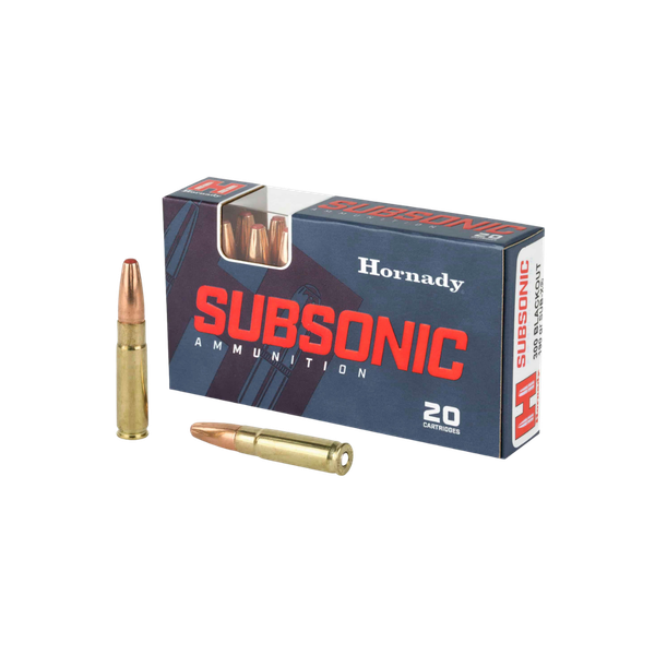 Hornady Subsonic 300BLK 190GR SUB-X 20RD Box