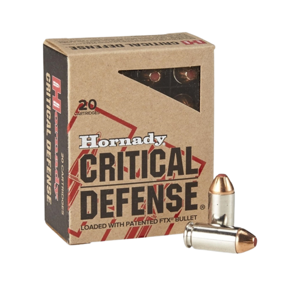 Hornady Critical Defense 45 Auto 185gr FTX 20rd Box