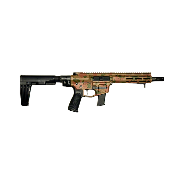 Wilson Combat AR9G Pistol 8" 9MM PCC Rhodesian Brushstroke