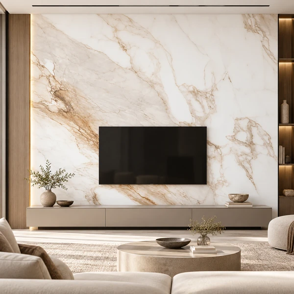126x63 MACCHIA VECCHIA — MACVEC-126X63-SLAB-RMAT-A — installed scene