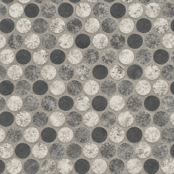 TAPESTRY PENNY ROUND GLASS MOSAIC — URBAN-TAPPENROUGLA-MOS — product shot