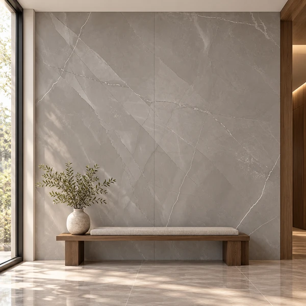 48x96 ARMANI — LIO-ARM-48X96-SLAB-GREY-LUS-9MM — installed scene