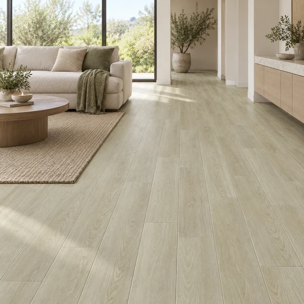 8.9x60 LUTEA PARADISE SPC FLOORING — STO-LUTPAR-8.9X60-SPC-RESECR-5.5MM-20MIL — installed scene
