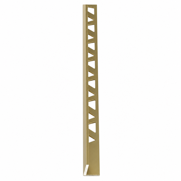 ALUMINUM TILE TRIM — ALUTRI-TRIM-GOLD-MAT — product shot
