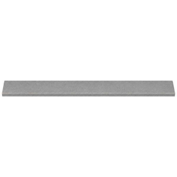 4" x 36" SUPER SADDLE — Silver — SUPSAD-4X36-SAD-SILVER-POL — product shot